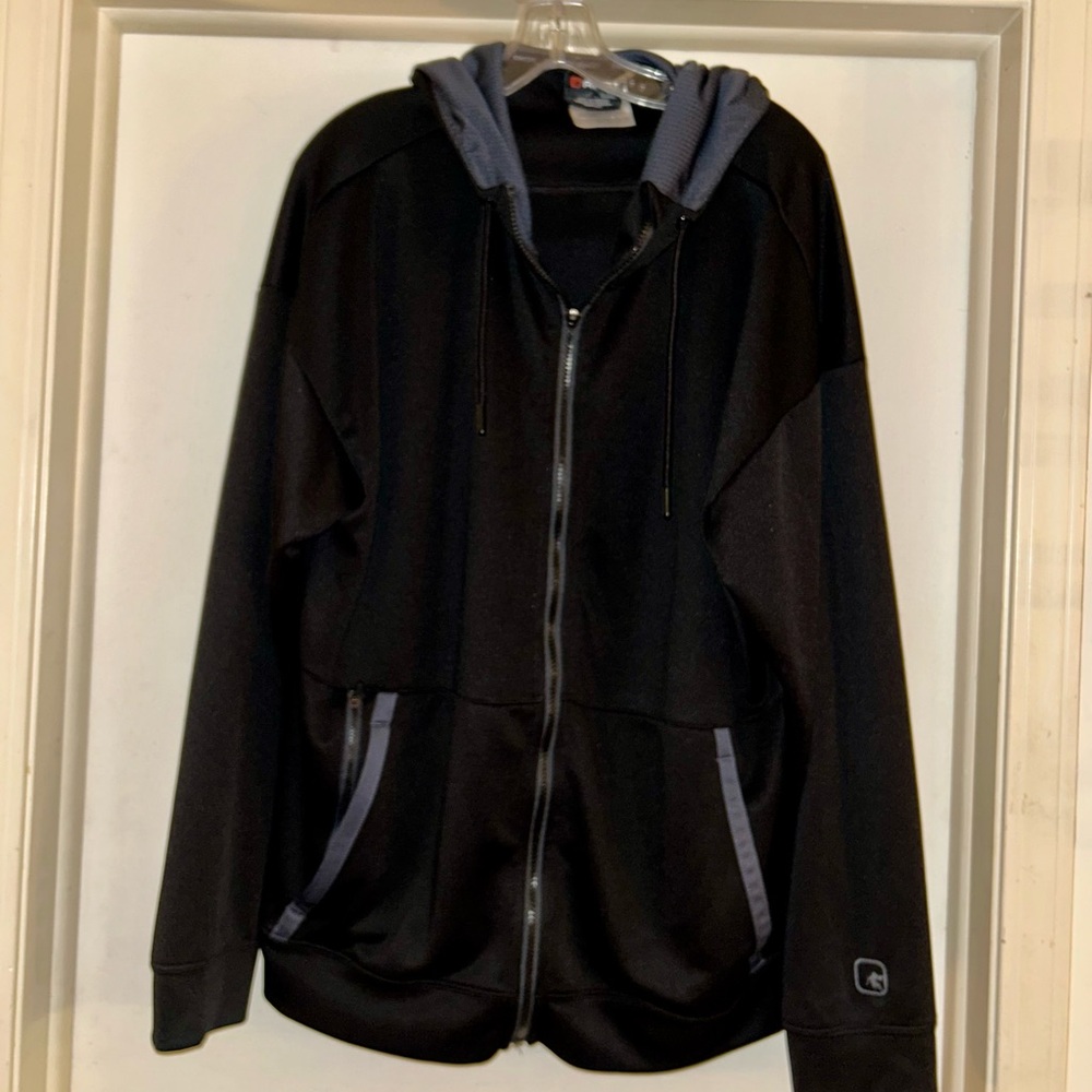And1 Black and Gray Hooded Jacket